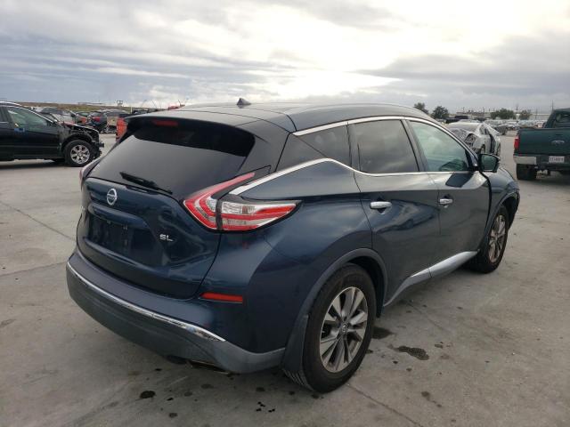 5N1AZ2MG5FN228192 - 2015 NISSAN MURANO S BLUE photo 3