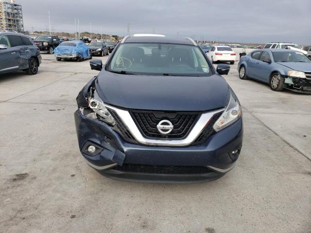 5N1AZ2MG5FN228192 - 2015 NISSAN MURANO S BLUE photo 5