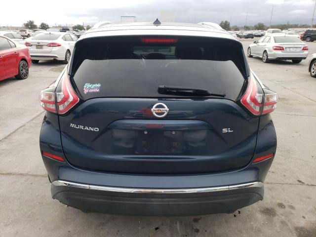 5N1AZ2MG5FN228192 - 2015 NISSAN MURANO S BLUE photo 6