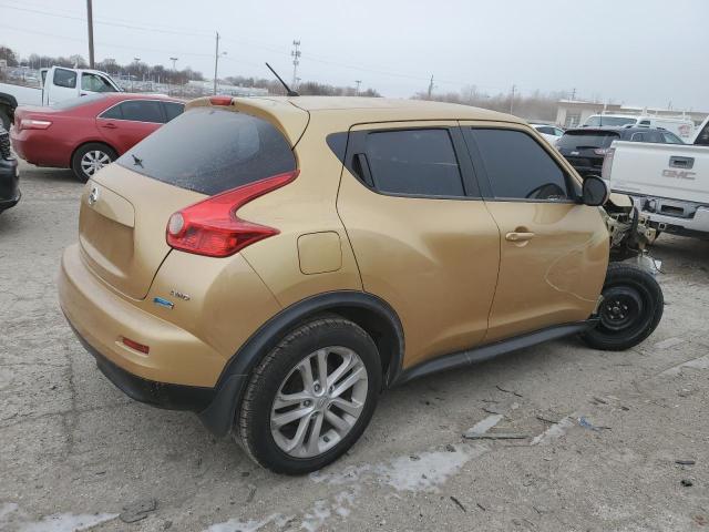 JN8AF5MV8ET363971 - 2014 NISSAN JUKE S GOLD photo 3