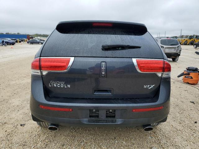 2LMDJ6JK4DBL08634 - 2013 LINCOLN MKX BLUE photo 6