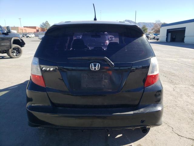 JHMGE88699S013496 - 2009 HONDA FIT SPORT BLACK photo 6