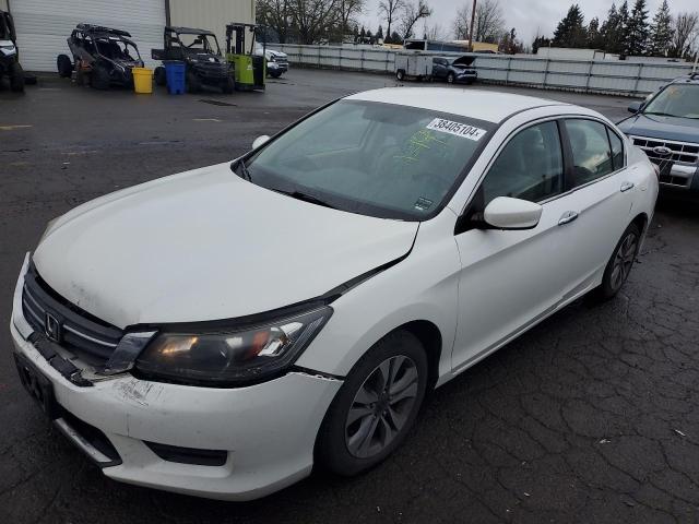 1HGCR2F34EA112870 - 2014 HONDA ACCORD LX WHITE photo 1