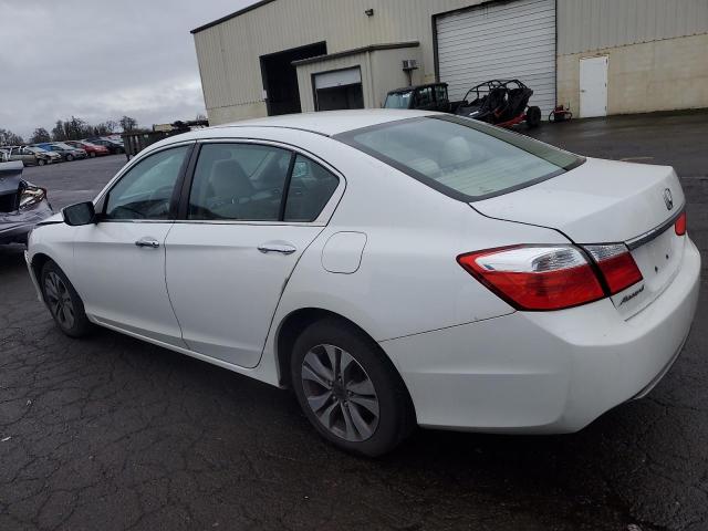 1HGCR2F34EA112870 - 2014 HONDA ACCORD LX WHITE photo 2