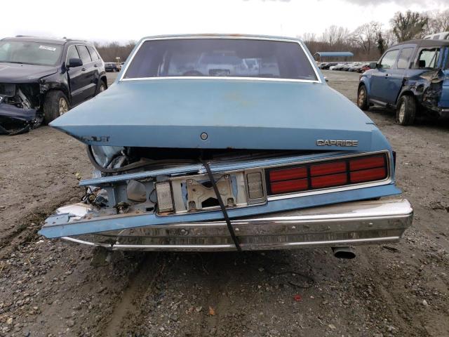 1G1BL51H9JA103150 - 1988 CHEVROLET CAPRICE BLUE photo 6