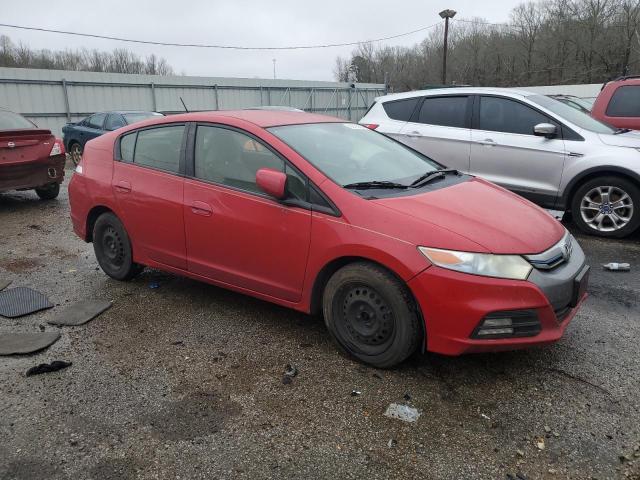 JHMZE2H34ES001598 - 2014 HONDA INSIGHT RED photo 4