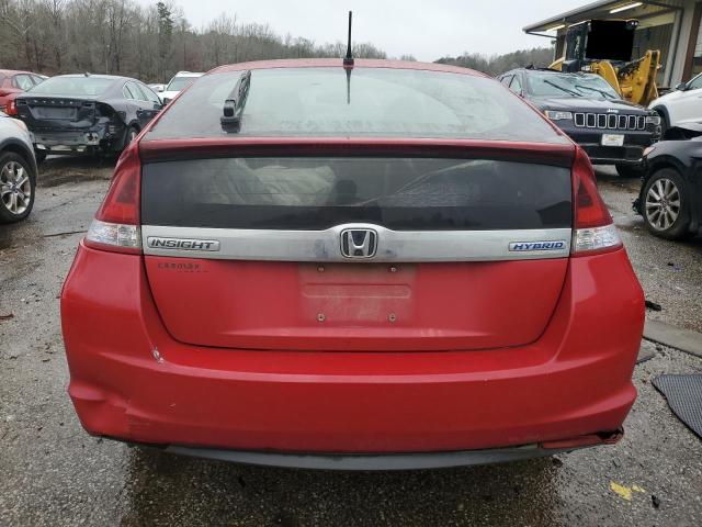 JHMZE2H34ES001598 - 2014 HONDA INSIGHT RED photo 6