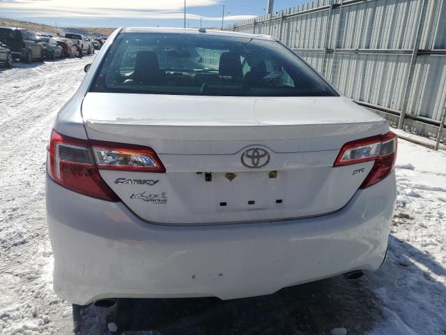 4T1BK1FK4CU520891 - 2012 TOYOTA CAMRY SE WHITE photo 6