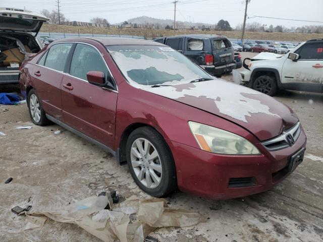 1HGCM66366A071651 - 2006 HONDA ACCORD LX RED photo 4