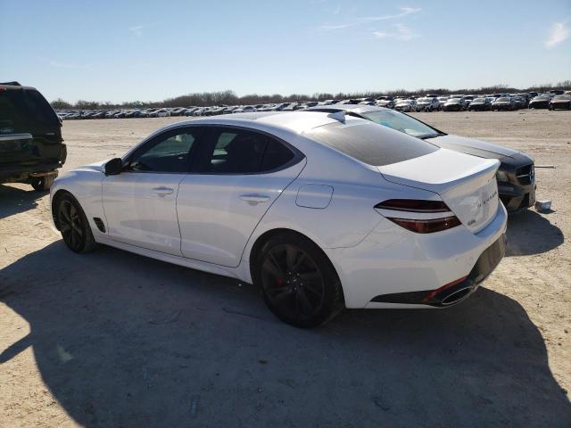 KMTG54TE2NU098674 - 2022 GENESIS G70 BASE WHITE photo 2