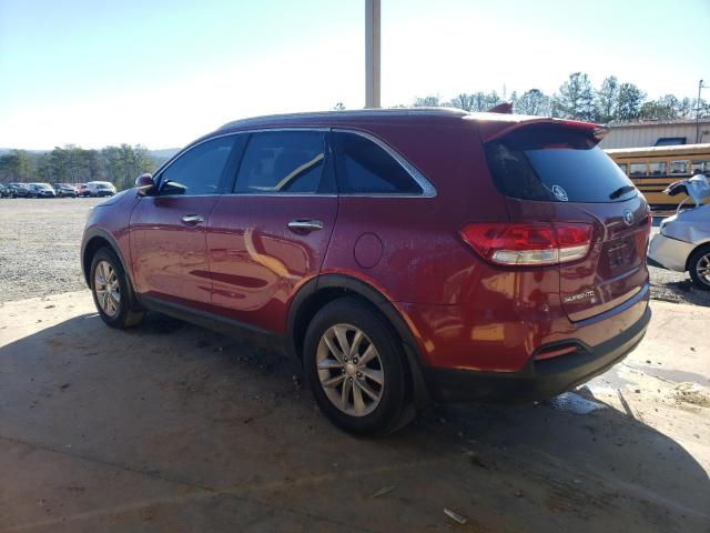 5XYPG4A33GG054875 - 2016 KIA SORENTO LX BURGUNDY photo 2