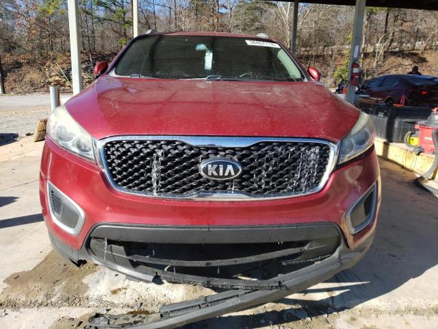 5XYPG4A33GG054875 - 2016 KIA SORENTO LX BURGUNDY photo 5