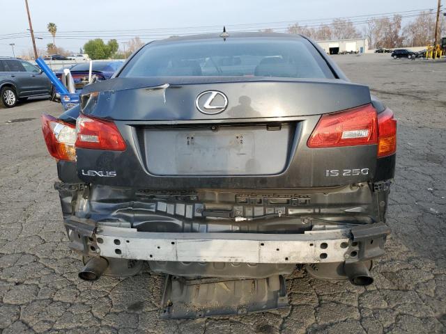 JTHBK262072032516 - 2007 LEXUS IS 250 GRAY photo 6