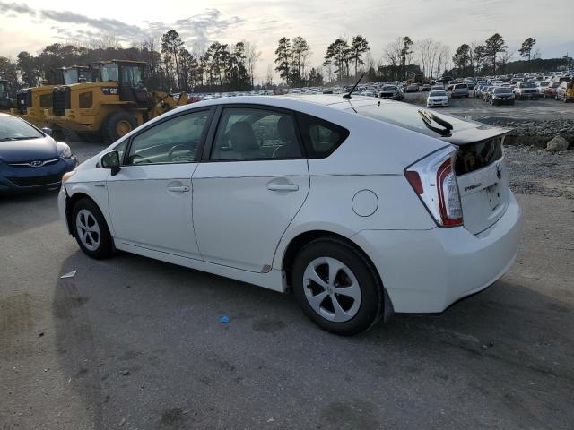 JTDKN3DU0D5689233 - 2013 TOYOTA PRIUS WHITE photo 2