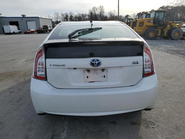 JTDKN3DU0D5689233 - 2013 TOYOTA PRIUS WHITE photo 6