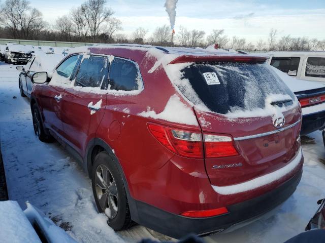 KM8SM4HF8GU143371 - 2016 HYUNDAI SANTA FE SE RED photo 2