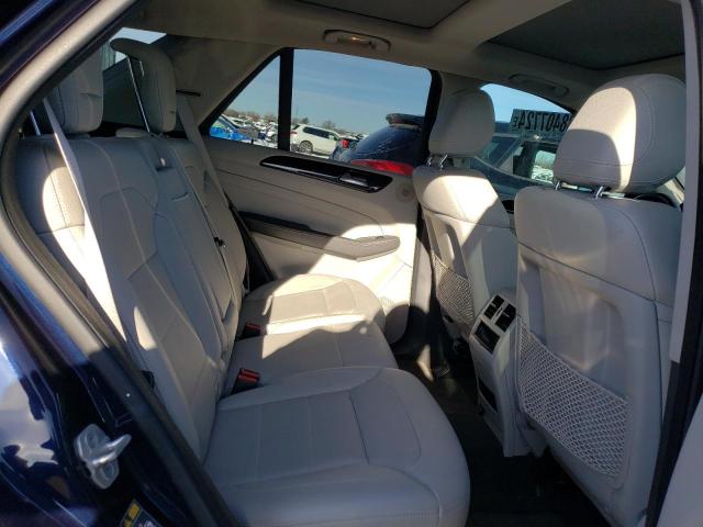 4JGDA5HB8FA561482 - 2015 MERCEDES-BENZ ML 350 4MATIC BLUE photo 10