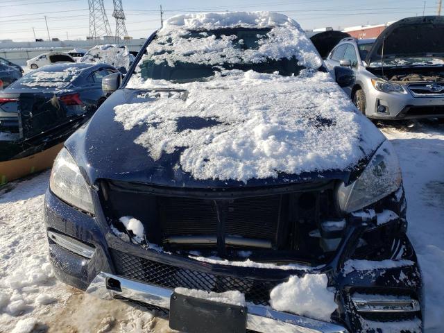 4JGDA5HB8FA561482 - 2015 MERCEDES-BENZ ML 350 4MATIC BLUE photo 5