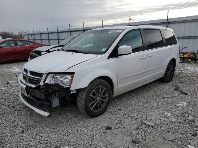 2C4RDGCG6HR789253 - 2017 DODGE GR CARAVAN SXT WHITE photo 1