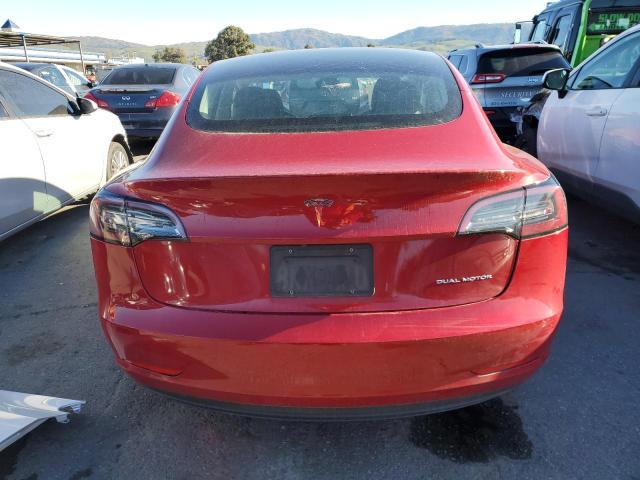 5YJ3E1EB0KF387278 - 2019 TESLA MODEL 3 RED photo 6