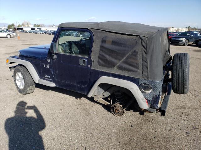 1J4FA39S86P714501 - 2006 JEEP WRANGLER X BLUE photo 2