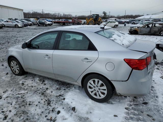 KNAFT4A22C5628395 - 2012 KIA FORTE LX SILVER photo 2