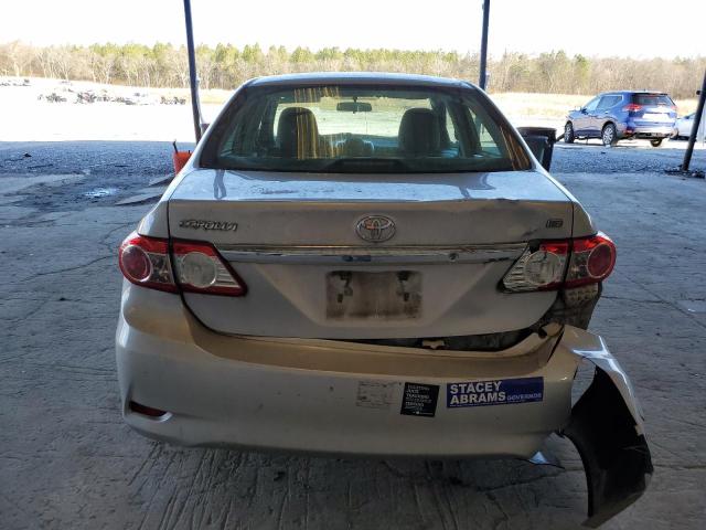 2T1BU4EE2CC870836 - 2012 TOYOTA COROLLA BASE SILVER photo 6
