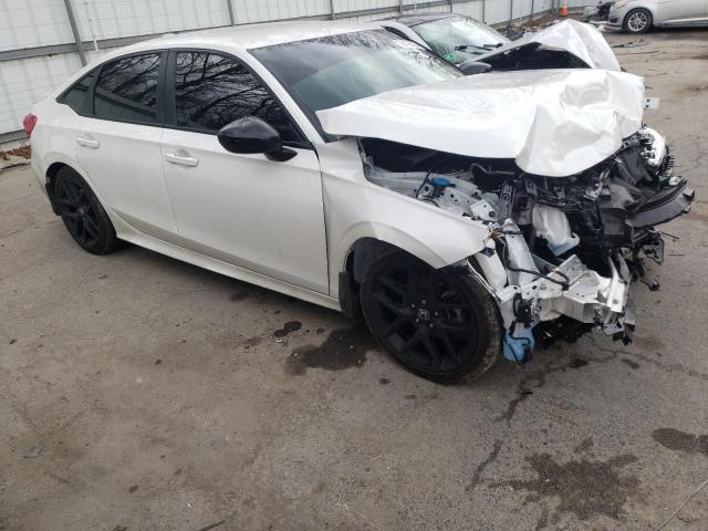 2HGFE2F57NH573816 - 2022 HONDA CIVIC SPORT WHITE photo 4