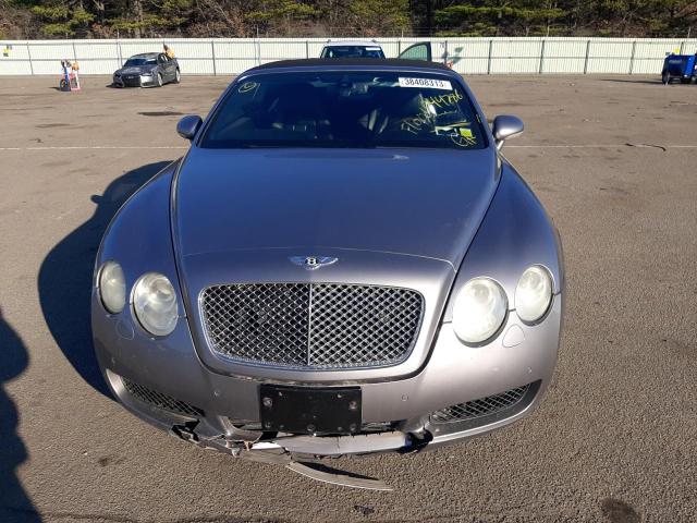 SCBDR33W17C044786 - 2007 BENTLEY CONTINENTA GTC SILVER photo 5