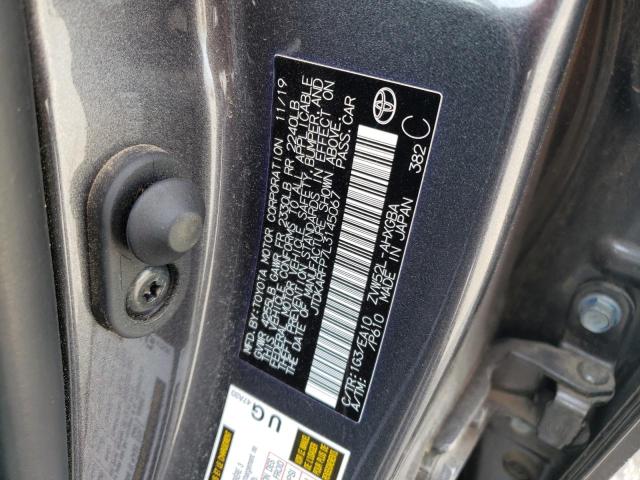 JTDKARFP7L3145067 - 2020 TOYOTA PRIUS PRIM LE 灰色 照片 12