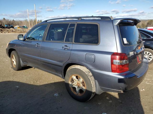 JTEGD21A240086354 - 2004 TOYOTA HIGHLANDER BLUE photo 2