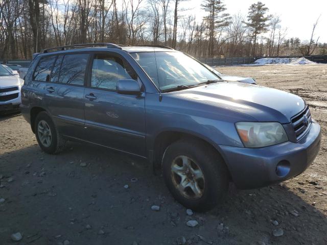 JTEGD21A240086354 - 2004 TOYOTA HIGHLANDER BLUE photo 4