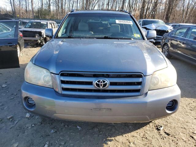 JTEGD21A240086354 - 2004 TOYOTA HIGHLANDER BLUE photo 5