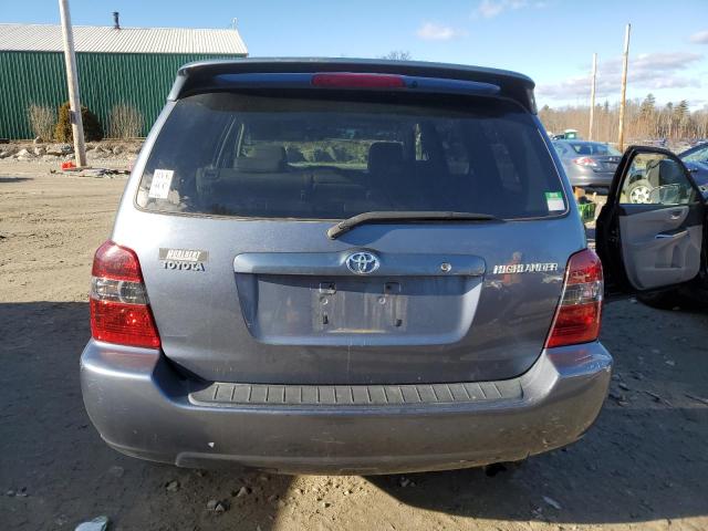 JTEGD21A240086354 - 2004 TOYOTA HIGHLANDER BLUE photo 6