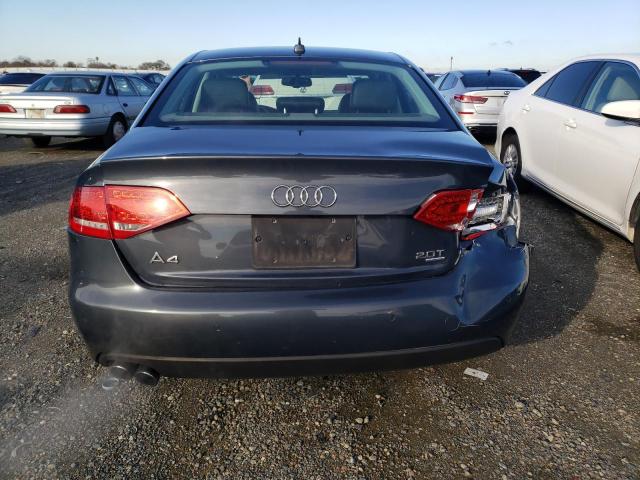 WAUFFAFL9BN056358 - 2011 AUDI A4 PREMIUM PLUS GRAY photo 6