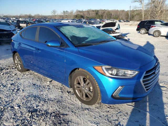 5NPD84LF7HH014316 - 2017 HYUNDAI ELANTRA SE BLUE photo 4