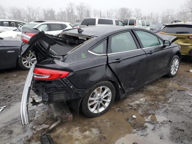 3FA6P0LU0LR169921 - 2020 FORD FUSION SE BLACK photo 3