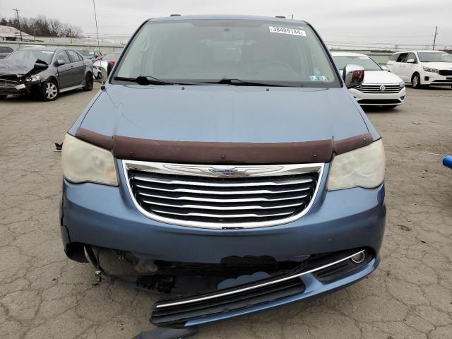 2C4RC1CG2CR118008 - 2012 CHRYSLER TOWN & COU TOURING L BLUE photo 5