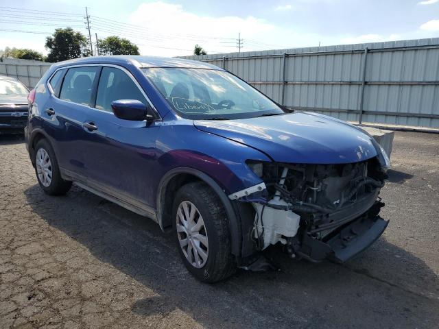 5N1AT2MT3HC795353 - 2017 NISSAN ROGUE S BLUE photo 1