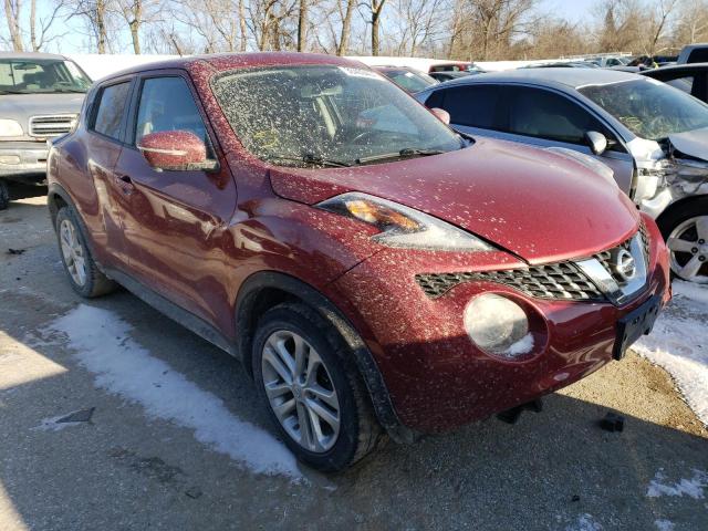 JN8AF5MR5FT507366 - 2015 NISSAN JUKE S RED photo 4