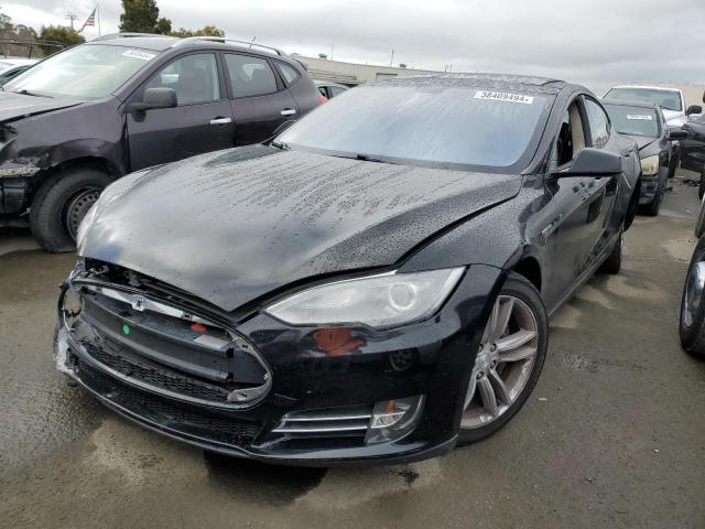 5YJSA1DP8CFS00486 - 2012 TESLA MODEL S 黑色 照片 1