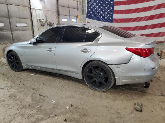 JN1BV7AR9FM407724 - 2015 INFINITI Q50 BASE SILVER photo 2