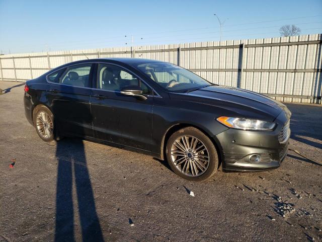 3FA6P0H91FR166924 - 2015 FORD FUSION SE GREEN photo 4