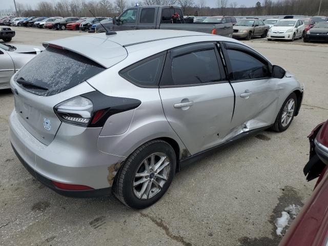 1FADP3K28HL340333 - 2017 FORD FOCUS SE SILVER photo 3