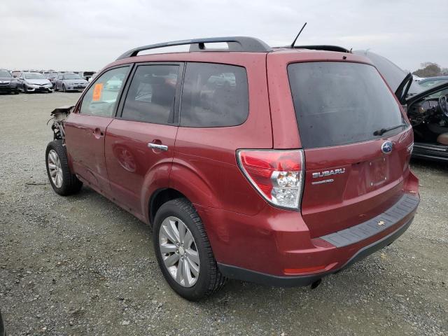 JF2SHAECXBH757116 - 2011 SUBARU FORESTER LIMITED MAROON photo 2