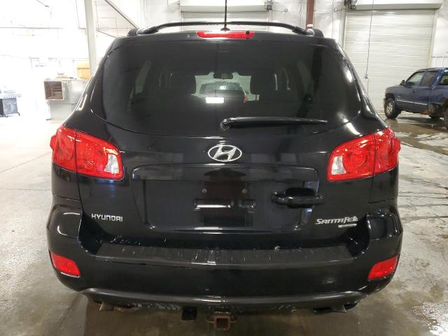 5NMSG73D49H275590 - 2009 HYUNDAI SANTA FE GLS BLACK photo 6