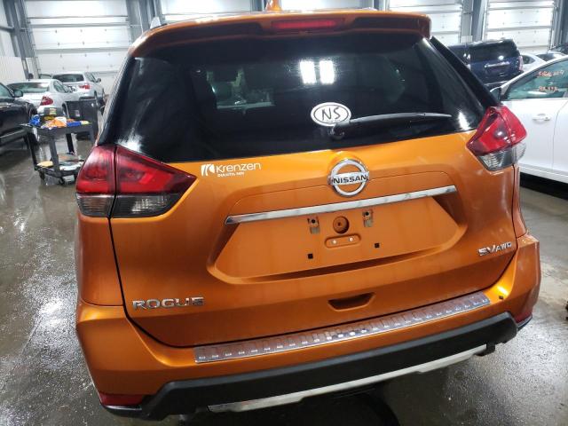 5N1AT2MV4JC700046 - 2018 NISSAN ROGUE S ORANGE photo 6