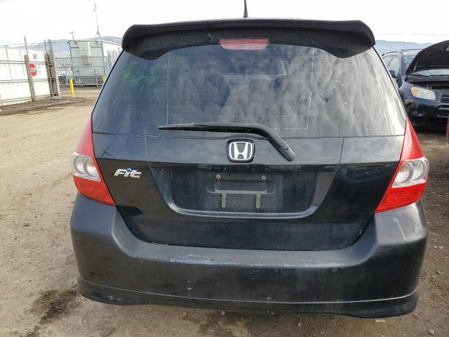 JHMGD38688S047062 - 2008 HONDA FIT SPORT BLACK photo 6