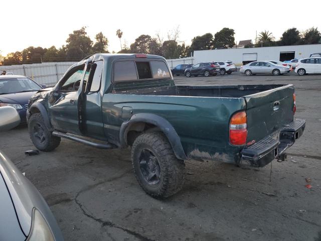 5TEWN72N21Z859766 - 2001 TOYOTA TACOMA XTRACAB GREEN photo 2