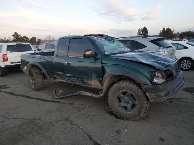 5TEWN72N21Z859766 - 2001 TOYOTA TACOMA XTRACAB GREEN photo 4